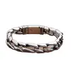 Pulseira Amarela Brilhante Texturizada do Deus da Riqueza para Homens com Mantra de Seis Caracteres, Estilosa e Moderna, Estilo Clássico Punk Fashion