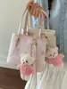 Bolso Pequeño Versátil de Primavera para Mujer 2026 Nuevo Estilo Dulce y Femenino Bolso Cubo Estampado Bolso Cruzado de Gama Alta