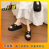 Sandalias de Plataforma de Suela Gruesa para Mujer, Calzado de Verano para Exteriores, Combinan con Faldas, Nueva Moda 2026, Impresionantes Sandalias de Playa Florales para Mujer