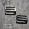 Hebilla de aleación de zinc de 25 mm de diámetro interior curvada en forma de 9, electroforesis blanca, accesorios de hardware para bolsos de equipaje al por mayor, colgante en forma de 6
