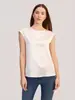 Camiseta de Alta Qualidade Sem Mangas em Cor Sólida, Nova Coleção 2026 Feminina Pesada de Acetato com Gola Redonda, Camiseta Base Pulôver de Triacetato