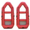 Bote Salva-Vidas Inflável Espesso Hessel para 6 Pessoas Barco de Assalto Dobrável com Fundo de Liga de Alumínio Material PVC Barco de Borracha