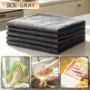 Paño mágico colorido transfronterizo, engrosado, paño para lavar platos sin rayaduras, especializado para vidrio, paño de cocina absorbente, limpia de una pasada
