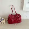 Elegante bolso tote de piel suave, bolso grande de capacidad para el hombro para mujer, nuevo bolso de mano versátil para el otoño 2026, bolso tipo almohada