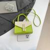 Bolso de Mano de Moda y Sencillo para Mujer 2025 Nuevo Verano Trendy Hombro Pequeño Cuadrado Bolso Cruzado Casual Elegante
