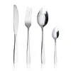 Acero Inoxidable Cuchillo Tenedor Cuchara Restaurante Occidental Hotel Set de 16 Piezas Set de 20 Piezas Set de 24 Piezas Juego de Cubiertos