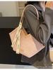 Bolsa grande transversal para mulheres, versão coreana de verão, nova bolsa de ombro com lenço de seda, moda para estudantes universitários, bolsa de axila