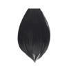 Comercio Exterior Peluca Negra para Mujer Flequillo Ligeramente Esponjoso Flequillo de Peluca Flequillo de Cabello Roto de Seda Yaki Pequeño