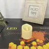 Ventas Directas de Fábrica Boca Ondulada LED Digital Vela Creativa Decoración de Fiesta de Cumpleaños Halloween Luz de Vela Mayoreo