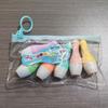 Kit mini marca-texto kit 6 cores proteção ocular Macaron marca-texto caneta chave caneta marcadora especial atacado