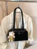 Bolsa Transversal Diamante de Alto Nível para Mulheres, Bolsa de Mão Simples e Fashion, Bolsa Tote de Grande Capacidade para Deslocamento, Bolsa Travesseiro