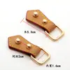 Anillo de Gancho Lateral para Oreja DIY Accesorios para Bolsos de Cuero Reemplazo Accesorios de Gancho para Oreja de Bolso de Mano Conexión de Correa para Bolso Cruzado Hebilla de Cuero Lateral para Oreja