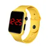 Relojes LED Cuadrados Simples Hechos por el Fabricante para Estudiantes de Primaria y Secundaria, Gafas de Sol de Pareja a la Moda, Relojes Electrónicos, Venta al por Mayor en Existencia