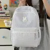 Mochila de moda de lunares estilo pastoral nueva, mochila escolar de gran capacidad para estudiantes, mochila linda de alta calidad