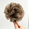 Pinza de Plátano de Malla con Estampado de Leopardo Vintage para Mujer, Pinza para Cola de Caballo Alta, Pasador Adelgazante de Rostro, Nuevo Accesorio para el Cabello de Verano