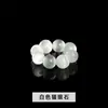 Nuevo colgante de cuenta redonda de cuarzo rutilado dorado natural estilo chino accesorios para pulsera creativa DIY al por mayor
