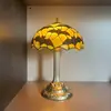 Pantalla de lámpara Tiffany para dormitorio, sala de estar, estudio, lámpara de mesa con forma de murciélago, iluminación transfronteriza, lámpara adorno de decoración del hogar