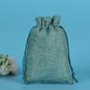 Bolsa de lino con lunares, regalo para fiesta de Navidad, texto de juego, bolsa para empaque de joyería, bolsa para guardar té, audífonos, se puede personalizar