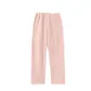 Calça de Maternidade para Outono e Inverno, Calça Quente para Uso Externo, Forrada com Fleece e Espessada, Roupa de Dormir Térmica, Roupa de Casa Solta e Confortável, Calça Pós-Parto