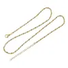 Distrito Lu Accesorios de Cobre Chapado Europeos y Americanos para Bricolaje Cadena de Cuentas Cacahuete Versátil Cadena Desnuda que No se Desvanece Collar Cadena de Clavícula que No se Desvanece