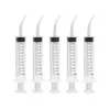 Jeringa Dental de 12ml Tubo Curvo Veterinario Tubo Booster Oral Curvo Aguja Oral Tubo Esterilizado Empaque Irrigador Alimentador