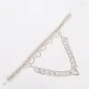 Collar Transfronterizo con Pedrería, Cadena Corta Brillante para Clavícula para Mujer, Gargantilla Exagerada de Moda para Escenario, Cadena Corta para el Cuello Todo en Uno N358