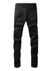 Pantalones plisados rectos con revestimiento negro encerado 2026 transfronterizos, pantalones de pierna ancha ajustados de nicho americano, jeans de moda para hombre