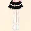 Conjunto de Duas Peças para Meninas 2026 Verão Estilo College Simples Casual Manga Curta e Saia Camada Doce Estilo Coreano