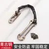 Hebilla antirrobo de aleación de zinc engrosada Hebilla de puerta Hebilla de seguridad Cadena antirrobo de hotel Pestillo de puerta de hotel Hebilla antibloqueo Cerrojo de puerta