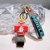 Meu Mundo Chaveiro Boneca Acessórios de Carro Chaveiro Atacado Boneca Silicone Pingente de Presente Pingente