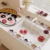 Estilo Dibujo Animado Lindo Grifo de Cocina Diatomeas Bloqueador de Agua, Resistente a la Suciedad y de Fácil Cuidado Alfombrilla Encimera de Baño Alfombrilla Absorbente