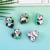 Lindo Panda Flor Caricatura Sello Decorativo Clip para Regalo Clip para Notas Clip Acrílico PP Clip Personalizado Clip para Unión de Exámenes