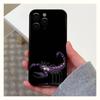 Adecuado para iPhone 15, carcasa de teléfono con diseño de escorpión oscuro y aguijón de comercio exterior.