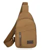Bolso Cruzado Bolso de Cintura Casual Nueva Versión Coreana de Moda Tela Oxford Bolso de Hombre Bolso de Pecho de Lona Japonés y Coreano Bolso de Hombro para Hombre