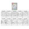 10 Folhas/Pacote Pôsteres para Colorir Transfronteiriço Novo Estilo Paraíso dos Pássaros Colorir Cognitivo Grafite Pintado à Mão Divertido Papel de Desenho Educacional