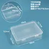 Caixa de Embalagem de Plástico Transparente Caixa de Exibição de Amostra de Ferramentas de Hardware Caixa de Embalagem de Peças Organizador de Acessórios Caixa de Armazenamento de Cartões