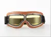 Espelho de Guidão de Motocicleta Óculos Retro Estilo Harley à Prova de Vento Areia Veículo Elétrico Capacete Meio Capacete Respirável e Seguro