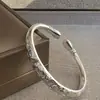 Pulsera Tradicional de Plata Pura 999 con Flor de Peonía en Relieve para Mujer, Brazalete de Plata Ajustable, Regalo para Mamá