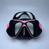 Máscara de Buceo de Silicona para Adultos Marco Grande Equipo de Snorkel Vidrio Templado Protector de Nariz Antivaho Gafas de Buceo Máscara