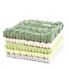 Novos panos de prato na cor abacate para uso doméstico, grossos e absorventes, adequados para lavar louça, limpar mesas e limpeza geral