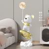Violência Urso Foguete Sala de Estar Grande Piso Ornamentos TV Gabinete Lateral Lâmpada Decorações dos desenhos animados Home Move Presente