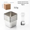 Juego de 12 Piezas de Cuenco para Salsa de Acero Inoxidable 304, Cuenco Dorado para Salsa, Plato para Condimentos, Taza para Salsa, Cuenco para Salsa de Mermelada con Cuchara