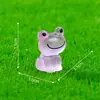 Producto nuevo transfronterizo rana sonriente luminosa partículas lindas estanque paisajismo decoraciones diy accesorios colgantes micro-paisaje adornos pequeños