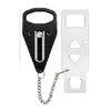 Abrepuertas Portátil de Doble Cabezal Recién Actualizado Abrepuertas de Hotel de Doble Propósito Cerradura de Seguridad Antirrobo para Chicas Solas