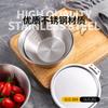 Cuenco de arroz y vino de acero inoxidable 304, estilo coreano, con asa, para condimentos, ideal para restaurantes, ideal para calentar y enfriar vino.