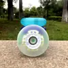 Conjunto de 8 Rodas Piscantes 92A para Patins Roller Rodas Resistentes ao Desgaste Rodas Luminosas