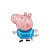 Dibujos animados transfronterizos Piggy George Page Pig Globo de película de aluminio Página Decoración de fiesta de cumpleaños Juguetes para niños al por mayor