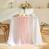 Camino de Mesa Romántico de Hilo de Perlas Estilo ins Lujo Ligero Rectangular Mesa de Comedor Mesa de Centro Fondo Mantel Decorativo Camino de Mesa de Malla