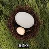 Helecho de Resurrección Decoración de Pascua Nido de Pájaro de Ratán Casa de Pájaros Planta Aérea para Pájaros Accesorio de Foto DIY Mascota