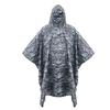 Poncho Camuflaje Tres en Uno Impermeable Poncho Multifuncional para Exterior Senderismo Montañismo Camping Estilo Largo Adulto Impermeable Portátil
